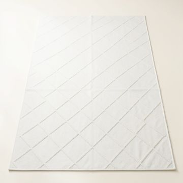 Elm Canyon Rectangular Area Rug - White (synthetic illustration; no displayed measurements)