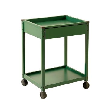 Cove Crest Empty Rolling Workshop Cart - Green