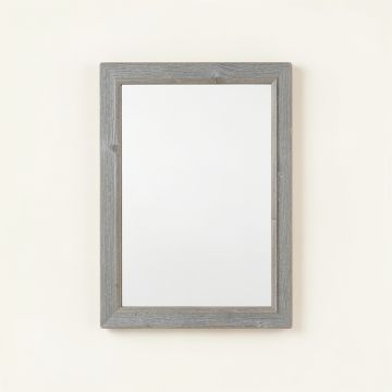 Slate Bluff Framed Wall Mirror - Gray (synthetic illustration; no displayed measurements)