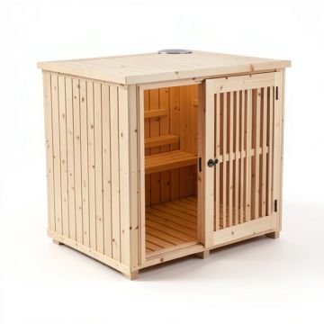 3 Person Traditional Steam Sauna (synthetic illustration; no displayed measurements)