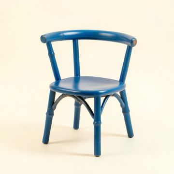 Vale Arc Small Chair - Blue (synthetic illustration; no displayed measurements)
