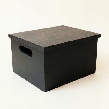 Reed Bend Low Toy Storage Unit - Black (synthetic illustration; no displayed measurements)