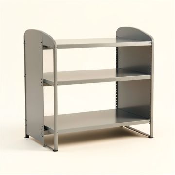 Cedar Dell Desktop Shelving Unit - Gray (synthetic illustration; no displayed measurements)