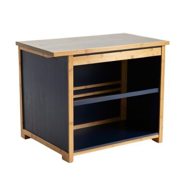 Alder Bend Empty Countertop Canister Rack - Navy