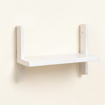 Lavonia 15.5 '' W X 11.75 '' H X 6.5 '' D Solid Wood Wall Mounted Bathroom Shelf (synthetic illustration; no displayed measurements)