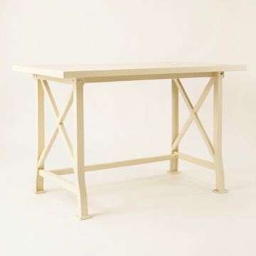 Holly Crossing Empty Workshop Workbench - Cream (synthetic illustration; no displayed measurements)