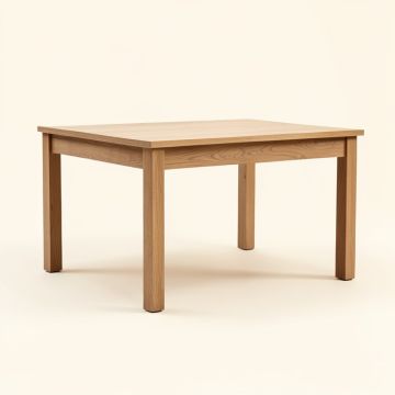 Adrianne Solid Wood Dining Table (synthetic illustration; no displayed measurements)