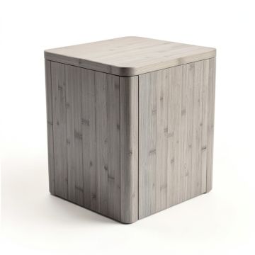 River Arc Side Table - Gray (synthetic illustration; no displayed measurements)