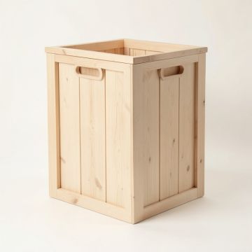 Harbor Bend Closed Outdoor Storage Box - Beige (synthetic illustration; no displayed measurements)