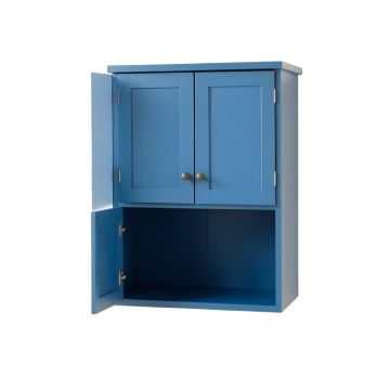 Lake Branch Wall-Mounted Laundry Cabinet - Blue