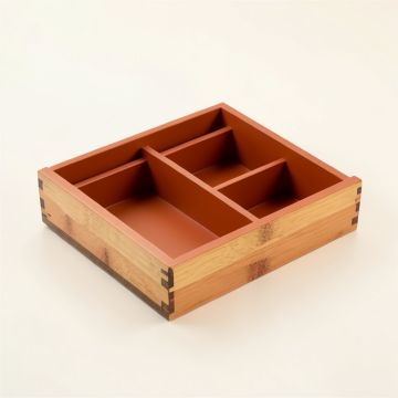 Summit Bend Empty Pantry Drawer Organizer Insert - Terracotta (synthetic illustration; no displayed measurements)