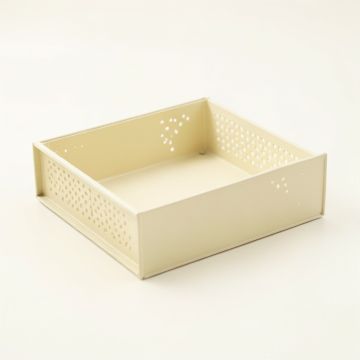 Flint Branch Empty Under-Desk Cable Tray - Cream (synthetic illustration; no displayed measurements)