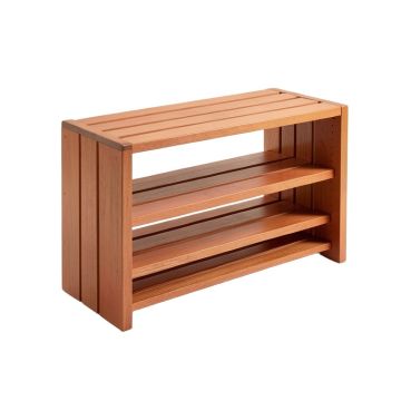 Birch Arc Shoe Storage Bench