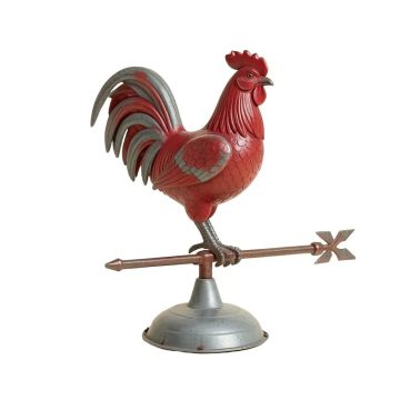 Gerde Metal Rooster Decorative Weathervane