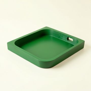 Dune Arc Serving Tray (synthetic illustration; no displayed measurements)