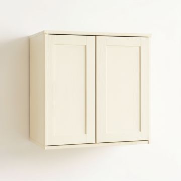 Spruce Crossing Wall-Mounted Laundry Cabinet - Cream (synthetic illustration; no displayed measurements)