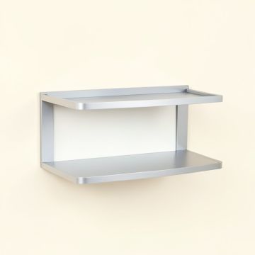 23.6 '' W X 5.12 '' H X 4.7 '' D Wall Mounted Bathroom Shelves (synthetic illustration; no displayed measurements)