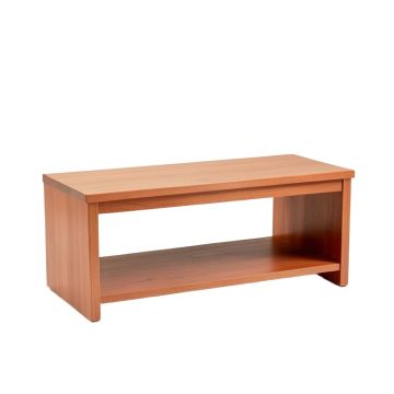 Stone Edge Indoor Bench - Terracotta