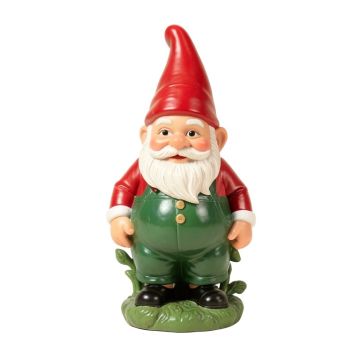 Xan Garden Gnome With Lily Statue