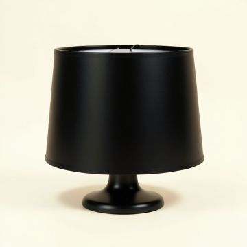 5.25 '' H Metal Empire Lamp Shade ( Screw On ) In Black (synthetic illustration; no displayed measurements)