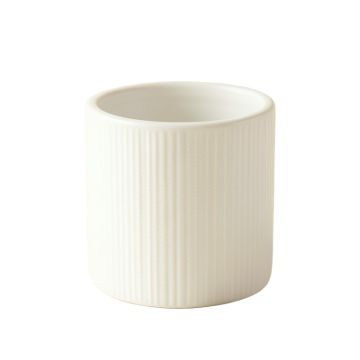 Cove Crossing Empty Candle Holder - White