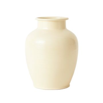 Dawn Canyon Empty Decorative Vase - Cream