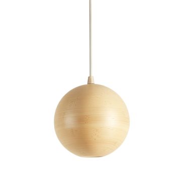 Linden Dale Pendant Light Suspended From One Plain Cable - Beige