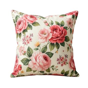 Indoor/Outdoor Floral 16 '' Throw Pillow