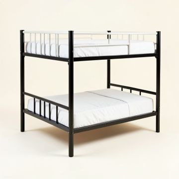 Abbey Twin Over Full Metal Standard Bunk Bed (synthetic illustration; no displayed measurements)