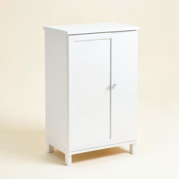 Banjeet 23.5 '' W X 31.5 '' H X 12 '' D Free-Standing Bathroom Cabinet (synthetic illustration; no displayed measurements)