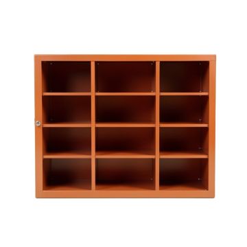 Hill Bluff Empty Mug-Storage Cabinet Insert - Terracotta