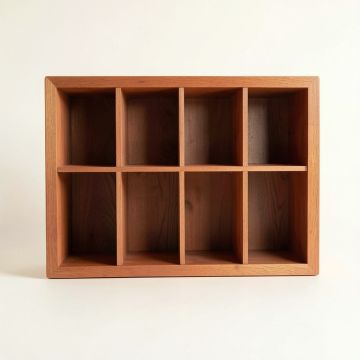Cliff Branch Empty Mug-Storage Cabinet Insert - Terracotta (synthetic illustration; no displayed measurements)