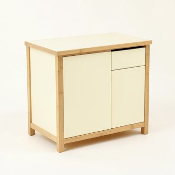 Wren Crest Freestanding Laundry Folding Counter - Cream (synthetic illustration; no displayed measurements)