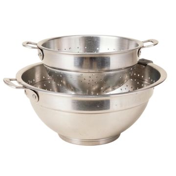 Sonja 3 Piece Stainless Steel Colander Set (synthetic illustration; no displayed measurements)
