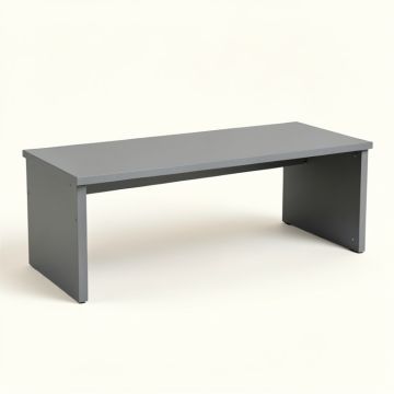 Harbor Bluff Desktop Monitor Riser - Gray (synthetic illustration; no displayed measurements)