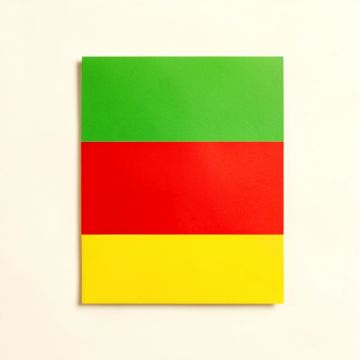 Happy Camper Paper Print (synthetic illustration; no displayed measurements)