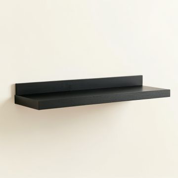 Holly Crossing Wall-Mounted Shelf - Black (synthetic illustration; no displayed measurements)