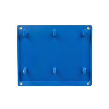 Cedar Branch Empty Wall-Mounted Tool Organizer Panel - Blue