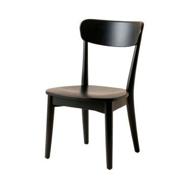 Ash Edge Dining Chair - Black