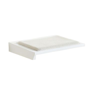 Stone Dale Wall-Mounted Cat Perch - White