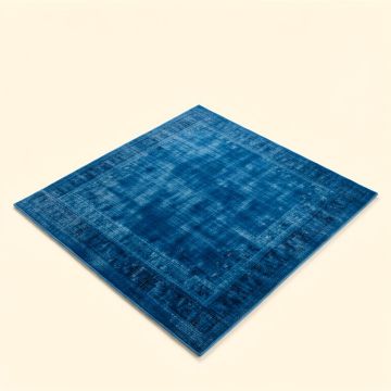 Colorful Blue Area Rug (synthetic illustration; no displayed measurements)