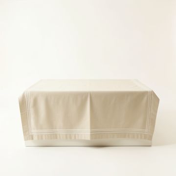 Rowan Dale Flat Bed Sheet - Beige (synthetic illustration; no displayed measurements)
