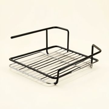 Stainless Steel Extendable Dish Rack (synthetic illustration; no displayed measurements)