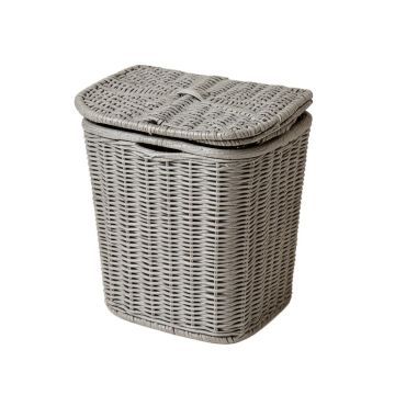 Clay Bluff Laundry Hamper - Gray (synthetic illustration; no displayed measurements)