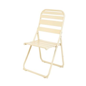 Flint Bluff Folding Outdoor Chair - Ivory