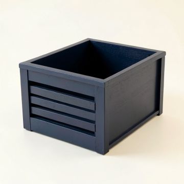 Juniper Bluff Empty Furniture-Style Litter Enclosure - Navy (synthetic illustration; no displayed measurements)