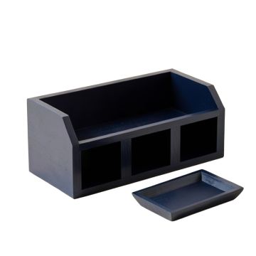 Moss Bridge Empty Coffee-Station Organizer - Navy