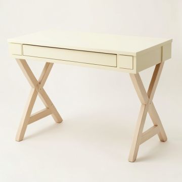 Glen Dell Writing Desk - Cream (synthetic illustration; no displayed measurements)