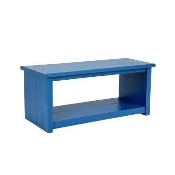 Holly Crossing Narrow Outdoor Storage Bench - Blue