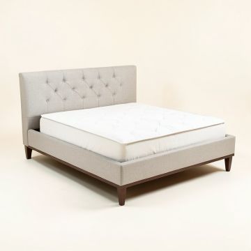 Ernald Twin Tufted Upholstered Platform Bed (synthetic illustration; no displayed measurements)